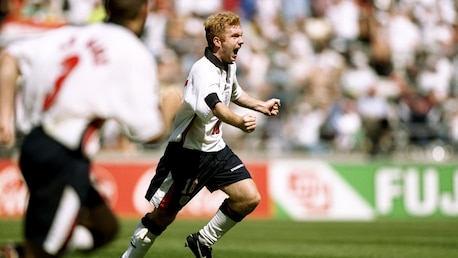 Paul Scholes Goal 89' | England vs Tunisia | 1998 FIFA World Cup France™