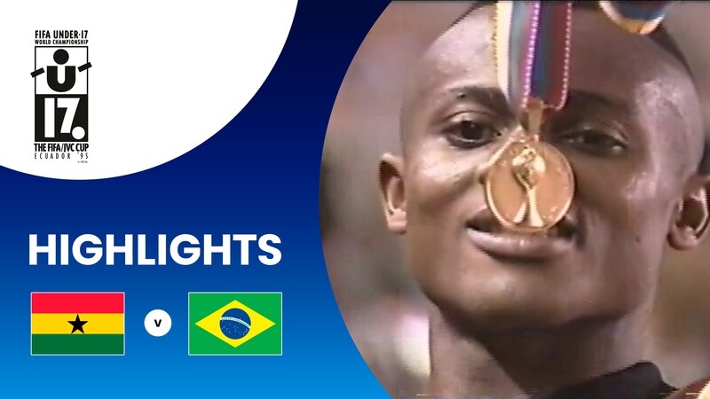 Ghana v Brazil Final FIFA U17 World Championship Ecuador 1995