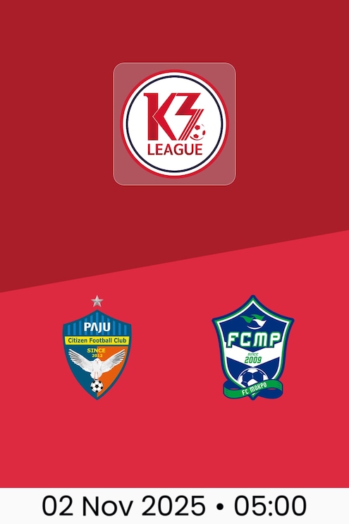 Paju Citizen v FC Mokpo | K3 League 2025