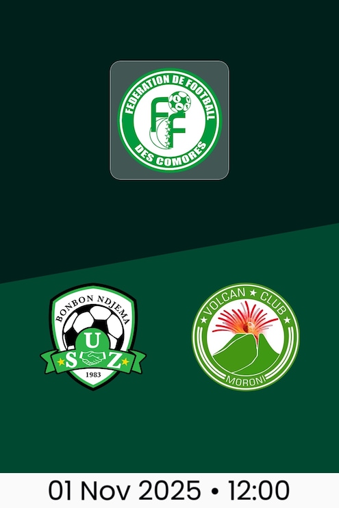 US Zilimadjou v Volcan Club | Championnat des Comores Division I 2025/26