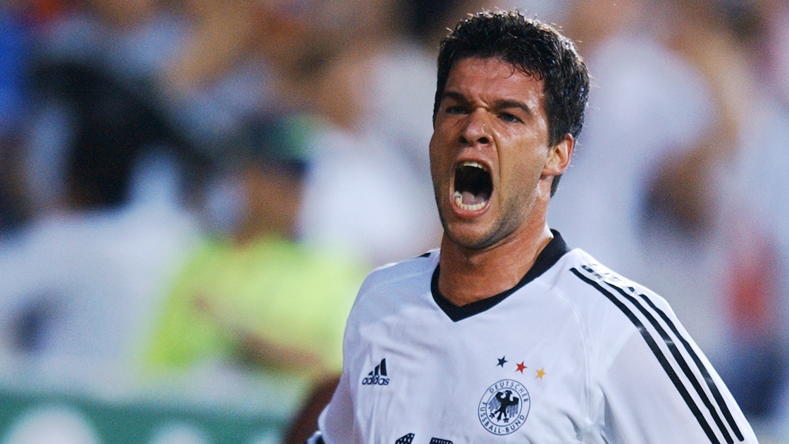 Maillot Allemagne 2002 Michael Ballack - Adidas, Coupe Du Monde, Taille L