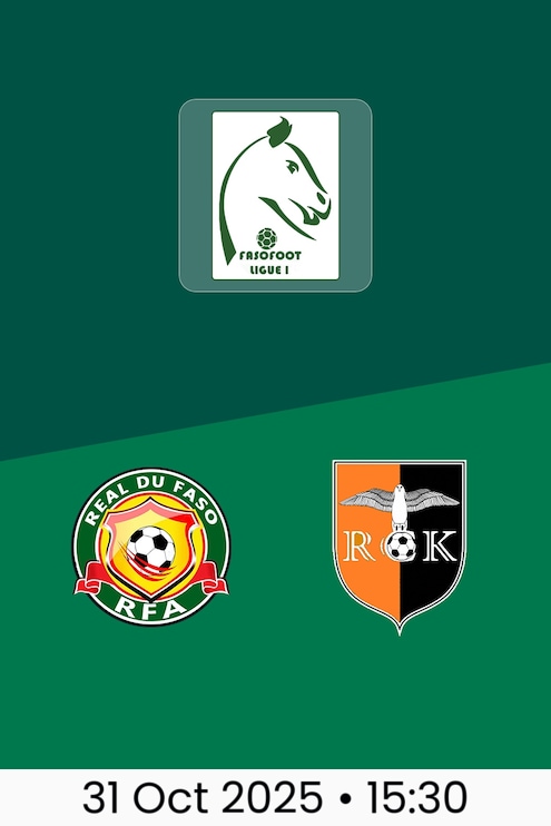 Real du Faso v RCK | Burkina Faso Ligue 1 2025-26