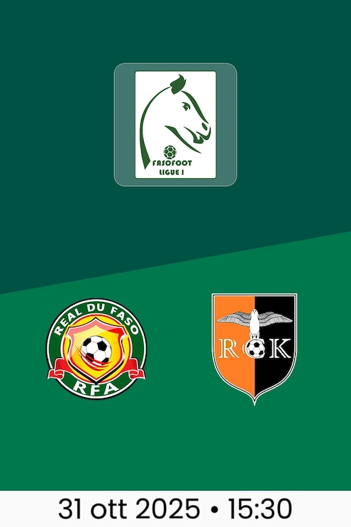 Real du Faso - RCK | Burkina Faso Ligue 1 2025-26