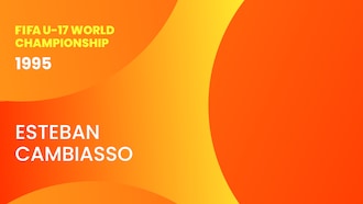 Esteban Cambiasso aos 15 | Campeonato Mundial FIFA Sub-17 de 1995, no Equador