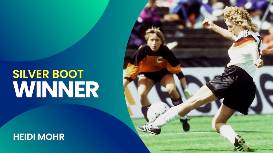 Heidi Mohr | Silberner Schuh | FIFA Frauenfussball-Weltmeisterschaft China VR 1991™