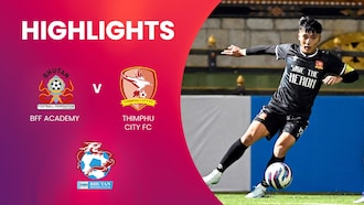 BFF Academy - Thimphu City FC | Bhutan Premier League | Highlights