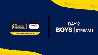 Dia 2 - Meninos - Transmissão 1 | CAF African Schools Championship | Eliminatórias COSAFA 2025