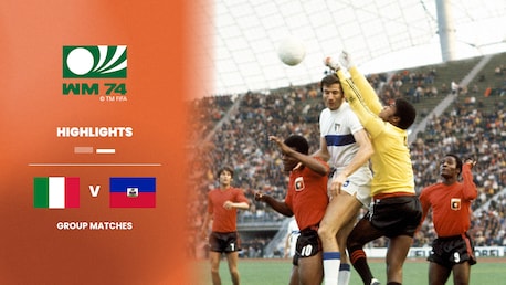 Itália x Haiti | Grupo 4 | Copa do Mundo da FIFA Alemanha 1974 | Melhores momentos