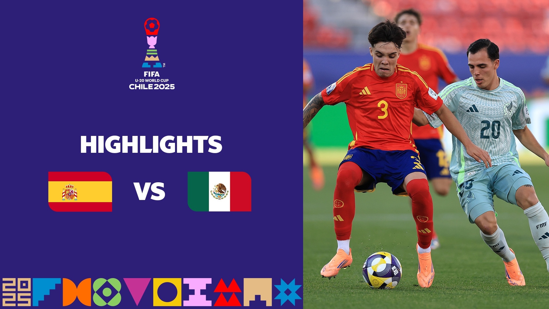 Spagna - Messico | Gruppo C | Coppa del Mondo FIFA U-20 Cile 2025 | Highlights