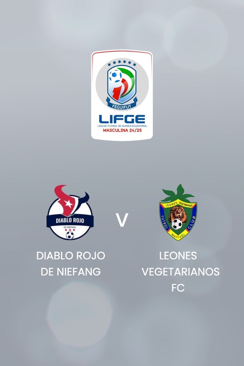 Diablo Rojo de Niefang - Leones Vegetarianos FC | Liga de Fútbol de Guinea Equatorial 2024-25 | Spiel in voller Länge