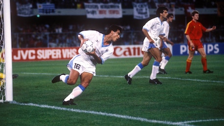 Pablo Bengoechea Goal 73' | Belgium vs Uruguay | 1990 FIFA World Cup Italy™
