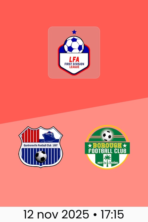 Gardnersville FC x Borough FC | LFA First Division League 2025/26