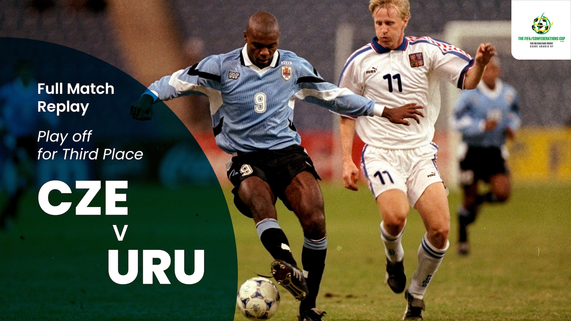 República Checa v Uruguai | Disputa do 3º lugar | FIFA Confederations Cup Arábia Saudita 1997™ | Jogo completo