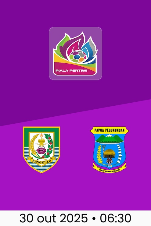 Bengkulu x Papua Pegunungan | Grupo B | Piala Pertiwi 2025