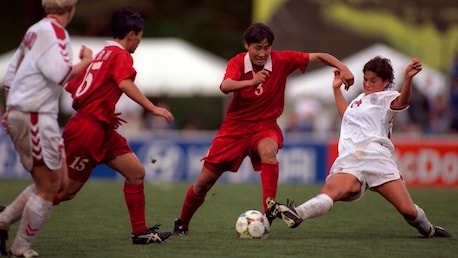 Jo Song Ok Goal 39' | Korea DPR v Denmark | FIFA Women's World Cup USA 1999™