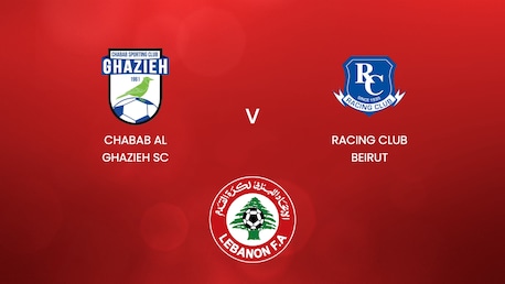 Chabab Al Ghazieh SC vs Racing Club Beirut | Playoff de descenso | Primera División del Líbano 2024/2025 | Partido Completo