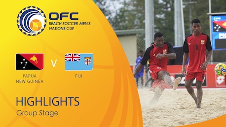 Papua New Guinea v Fiji | Group Stage | OFC Beach Soccer Men's Nations Cup | Highlights