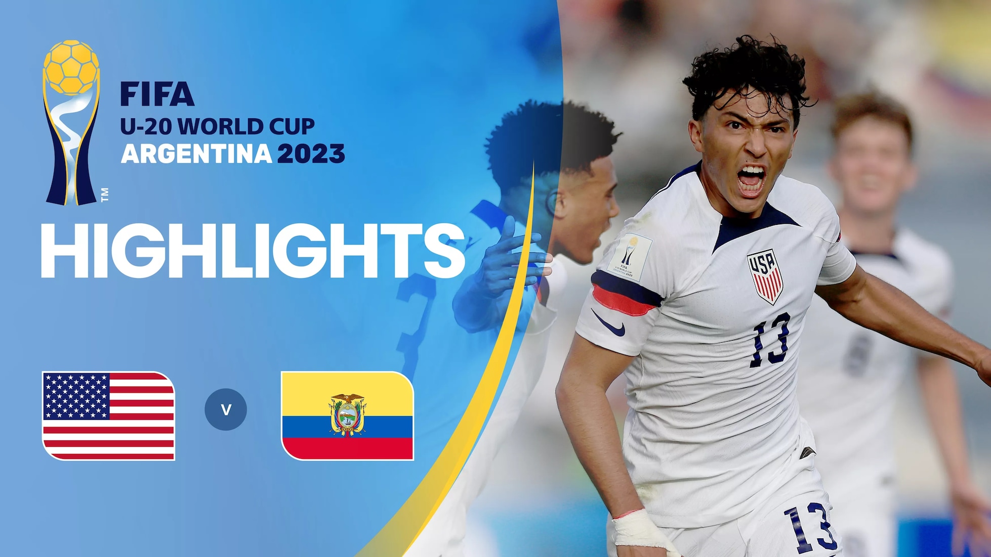 EEUU vs Ecuador | Grupo B | Copa Mundial Sub-20 de la FIFA Argentina 2023™ | Highlights