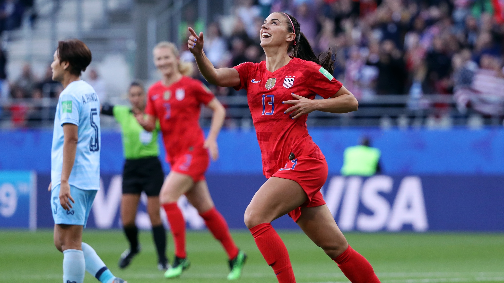 Gol de Alex Morgan 11' | EEUU vs Tailandia | Copa Mundial Femenina de la FIFA Francia 2019™