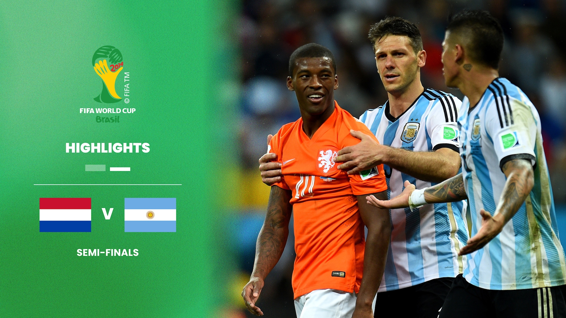 Olanda - Argentina | Semifinali | Coppa del Mondo FIFA Brasile 2014 | Highlights