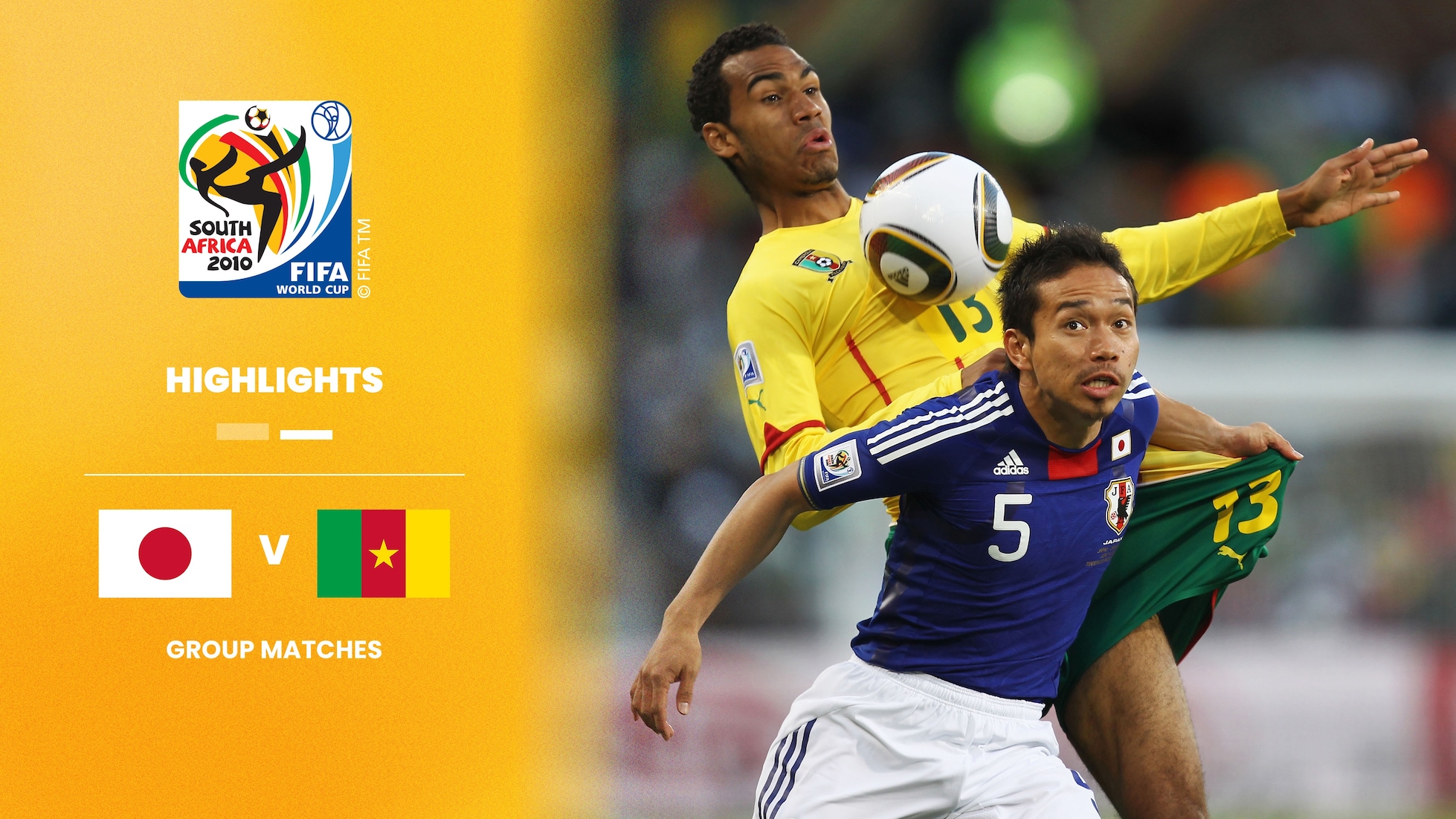 Japón vs Camerún | Grupo E | Copa Mundial de la FIFA Sudáfrica 2010™ | Highlights