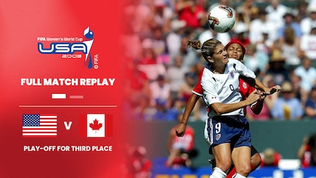 EE. UU. vs Canadá | Partido por el tercer puesto | Copa Mundial del Fútbol Femenino de la FIFA EE. UU. 2003™ | Partido Completo