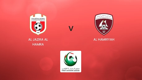 Al Jazira Al Hamra x Al Hamriyah | UAE First Division League | Jogo completo