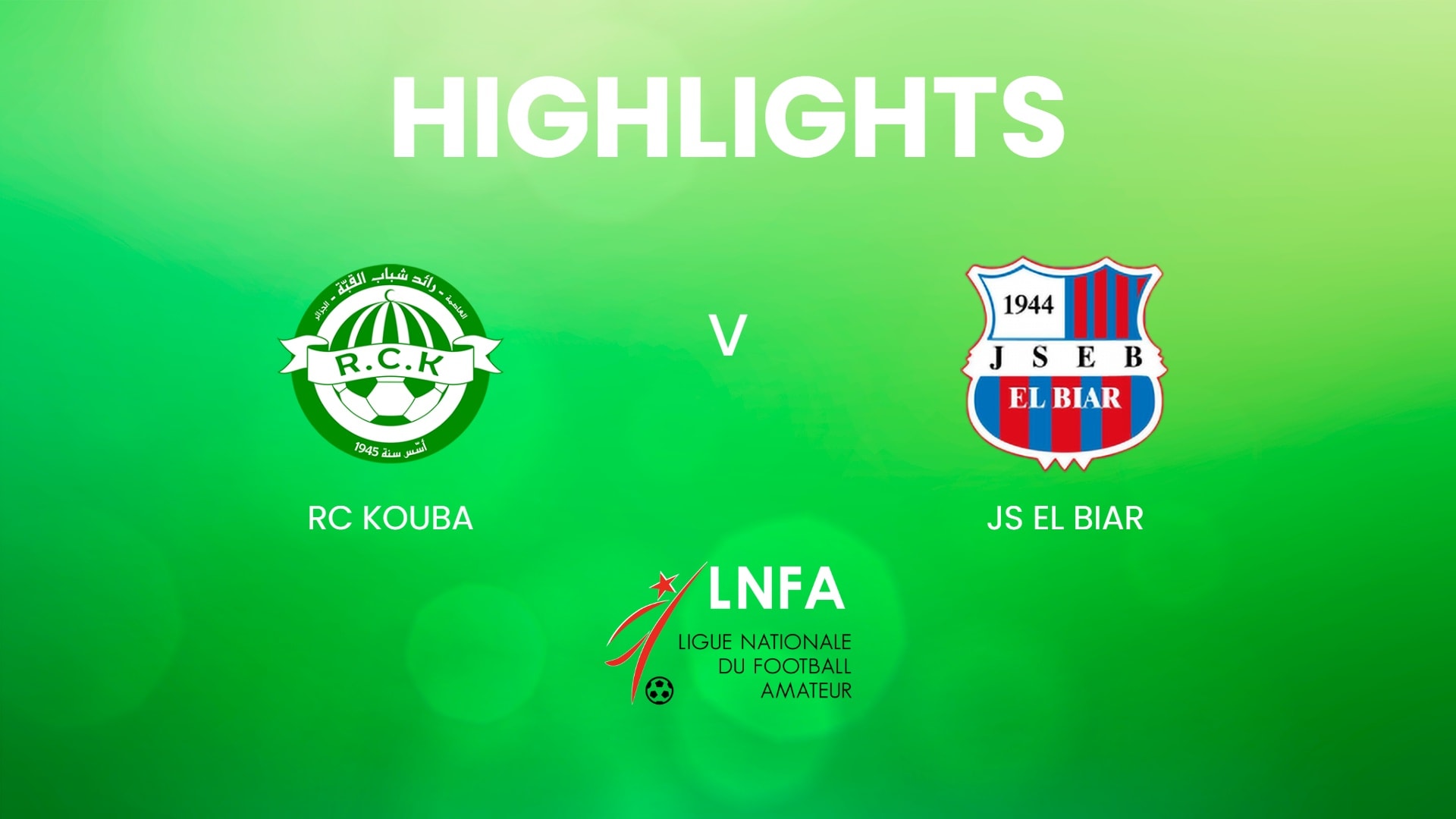 RC Kouba - JS El Biar | Ligue 2 2024/25 | Algerien | Highlights