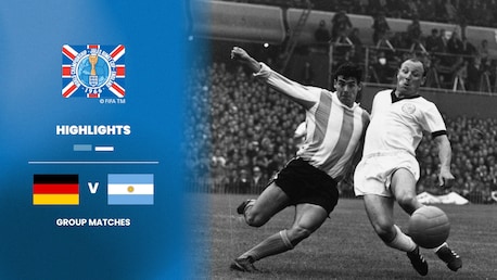 República Federal de Alemania vs Argentina | Grupo 2 | Copa Mundial de la FIFA Inglaterra 1966™ | Highlights