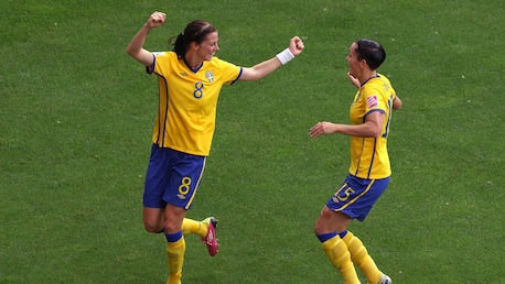 Lotta Schelin Goal 28' | Sweden v France | FIFA Women's World Cup Germany 2011™