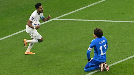 Das Tor von Salem Aldawsari 90+5' | Saudiarabien - Mexiko | FIFA Fussball-Weltmeisterschaft Katar 2022™