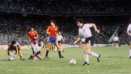 Gol di Klaus Fischer 76' | Germania FR vs Spagna | Coppa del Mondo FIFA Spagna 1982™