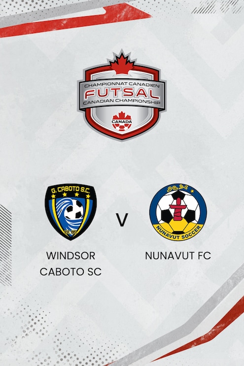 Windsor Caboto SC - Nunavut FC | Championnat Canadien de Futsal Féminin 2025 | Match completo