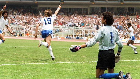 Yannick Stopyra Goal 57' | Italy vs France | 1986 FIFA World Cup Mexico™