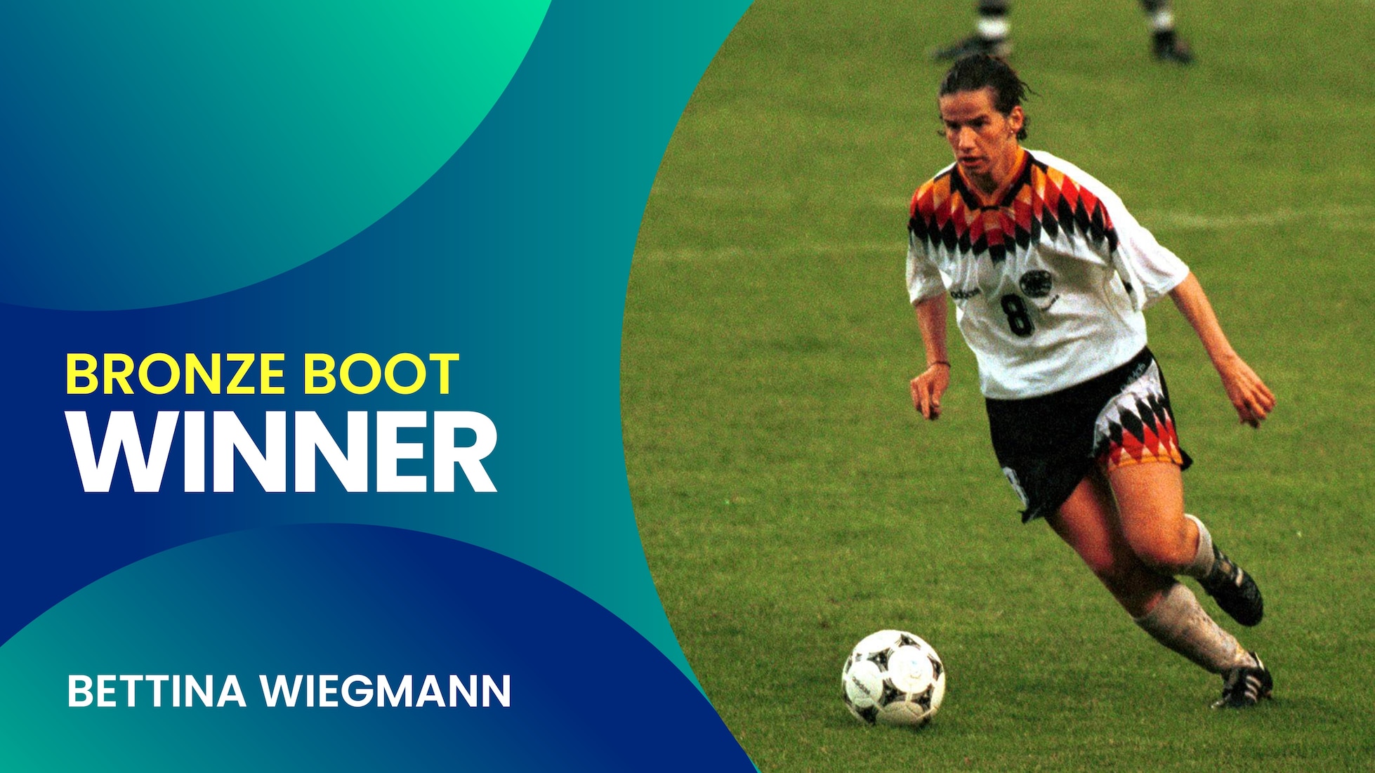 Bettina Wiegmann | Bronze Boot Award | Coppa del Mondo Femminile FIFA, Svezia 1995
