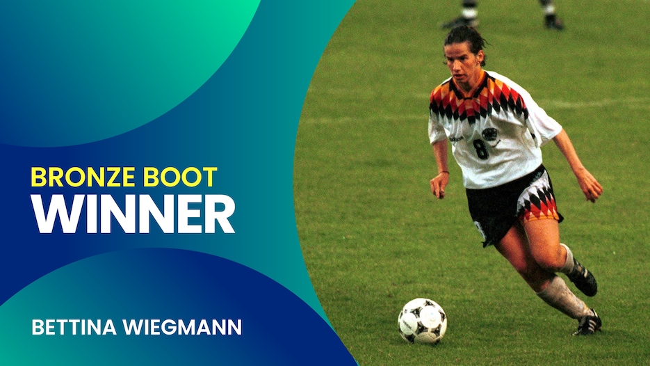 Bettina Wiegmann | Bronzener Schuh | FIFA Frauenfussball-Weltmeisterschaft Schweden 1995™