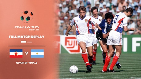 Iugoslávia x Argentina | Quartas de final | Copa do Mundo da FIFA Itália 1990 | Jogo completo