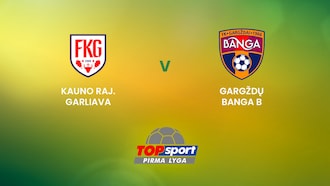 FK Garliava v Gargždų Banga B | TOPsport Pirma lyga | Full Match Replay