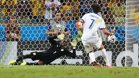 Das Tor von Georgios Samaras 90'+2' | Griechenland - Côte d'Ivoire | FIFA Fussball-Weltmeisterschaft Brasilien 2014™