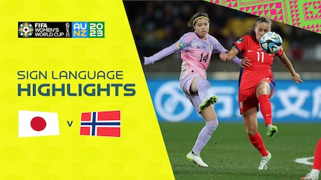 Japão x Noruega | Oitavas de final | Copa do Mundo FIFA Feminina de 2023, em Austrália e Nova Zelândia | Melhores momentos (Linguagem de sinais)
