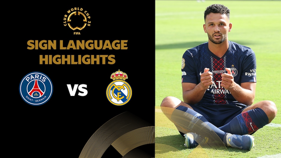 Paris Saint-Germain x Real Madrid C.F. | Semifinais | FIFA Club World Cup 2025™ | Melhores momentos (Linguagem de sinais)