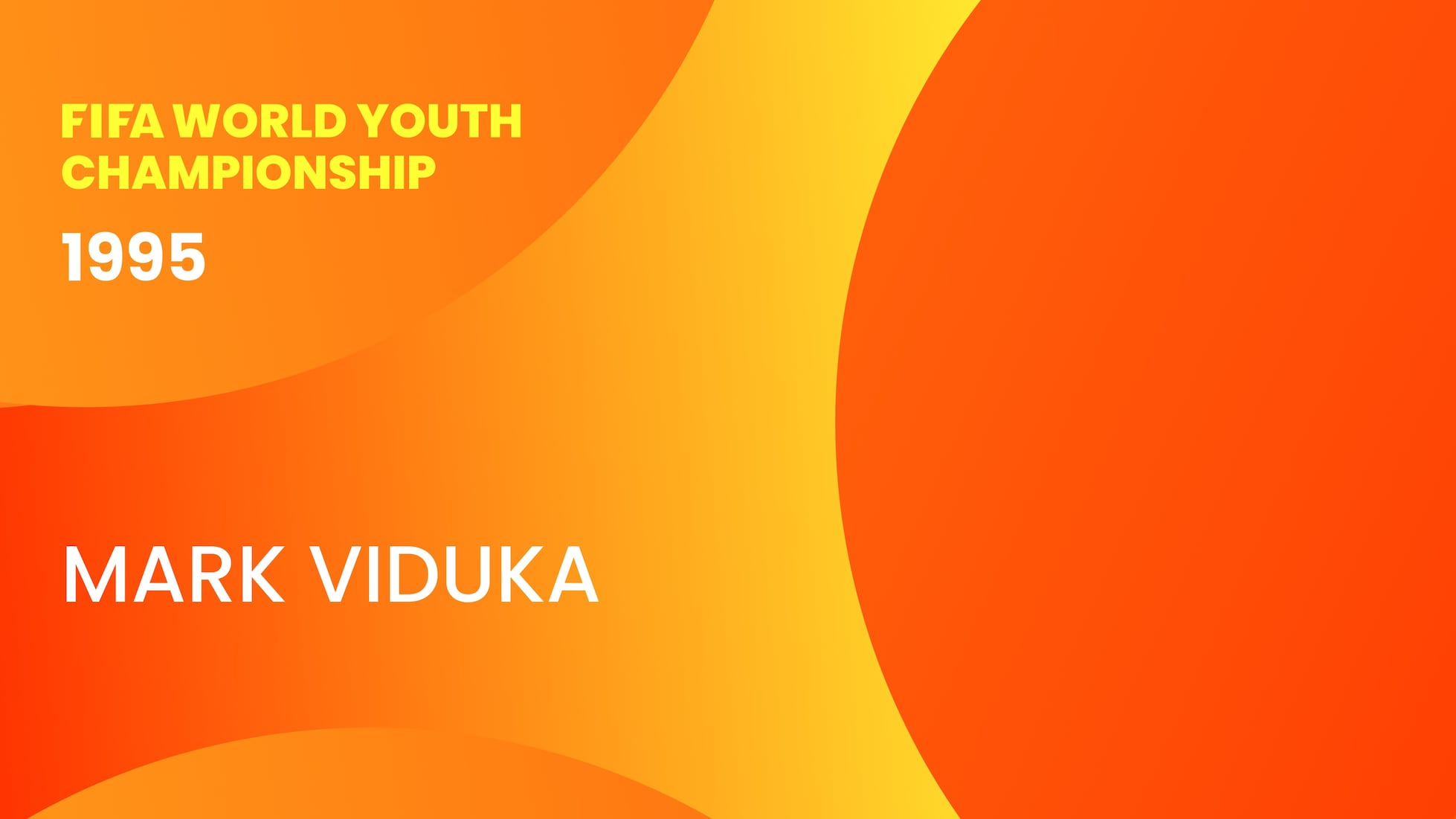 Mark Viduka à 19 ans | Championnat du Monde Juniors de la FIFA, Qatar 1995™