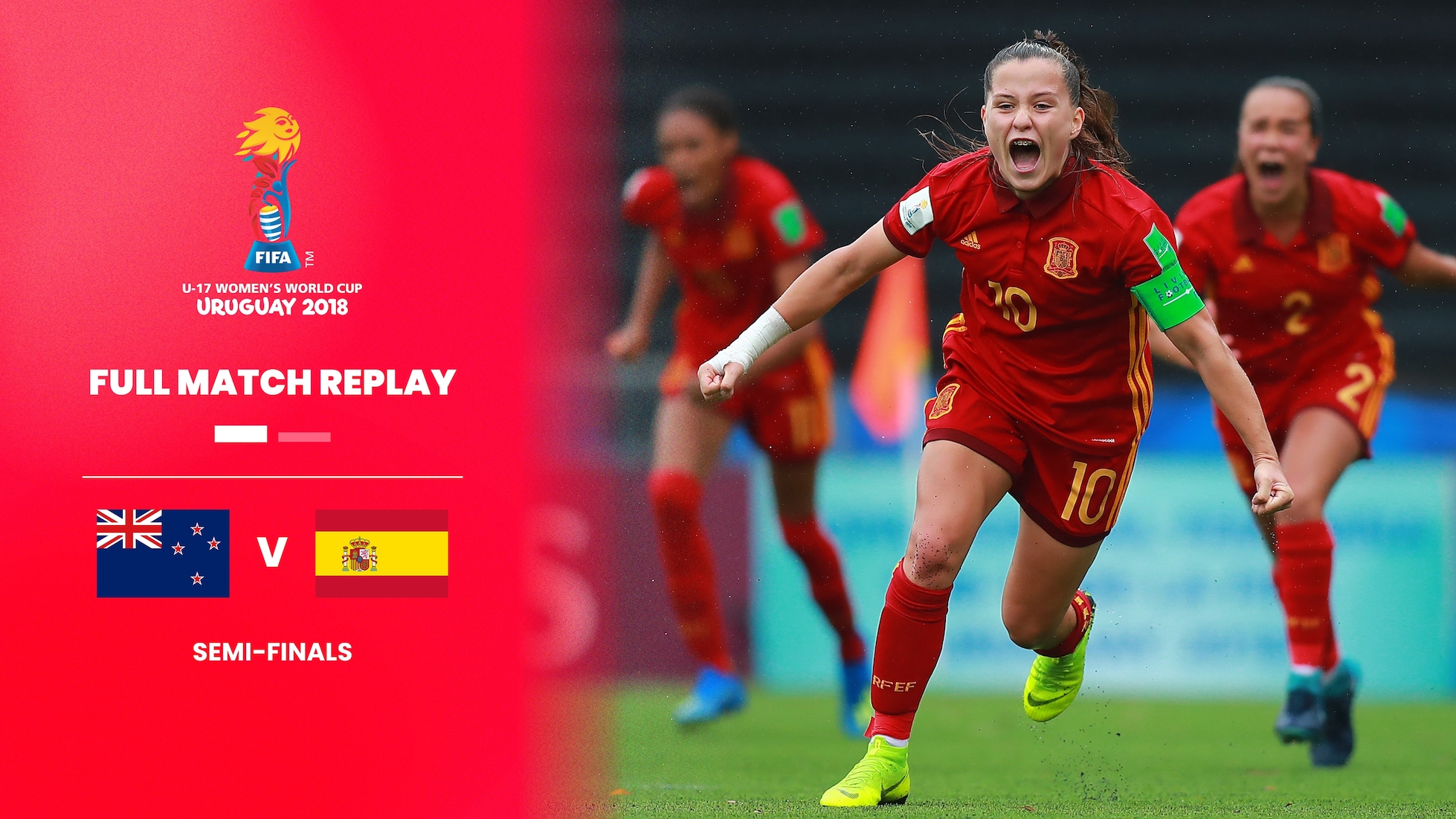 Nuova Zelanda - Spagna | Semifinali | Coppa del mondo femminile FIFA U-17 Uruguay 2018™ | Match completo