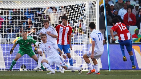 Cristian Riveros Goal 85' | Slovakia v Paraguay | 2010 FIFA World Cup South Africa™