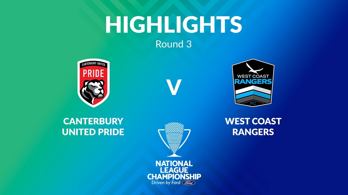 Canterbury United Pride v West Coast Rangers | Women's National League ...
