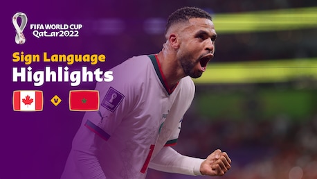 Canada v Morocco | Group F | FIFA World Cup Qatar 2022™ | Highlights (Sign Language)