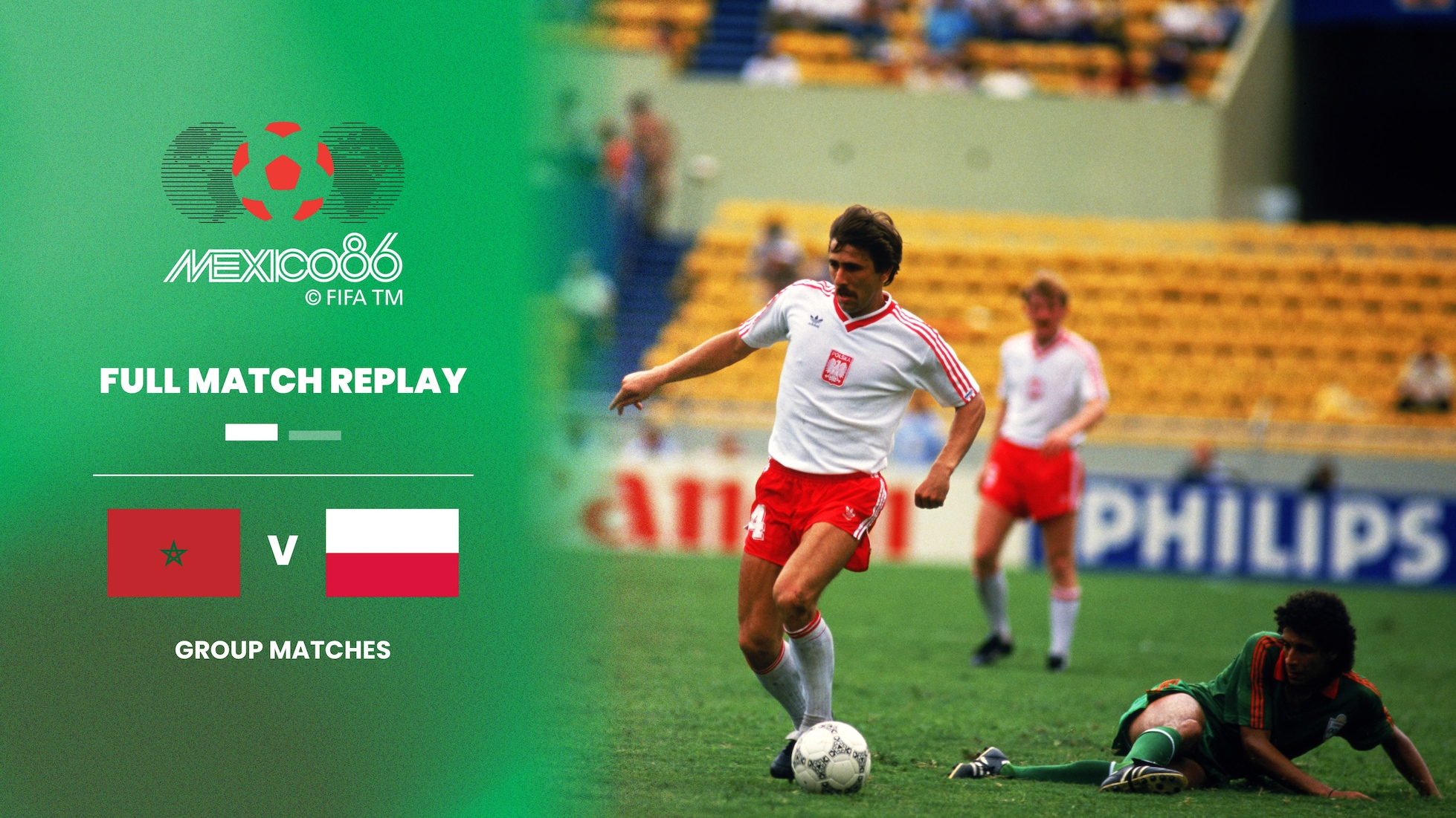 Maroc - Pologne | Groupe F | Coupe du Monde de la FIFA, Mexique 1986™ | Match complet