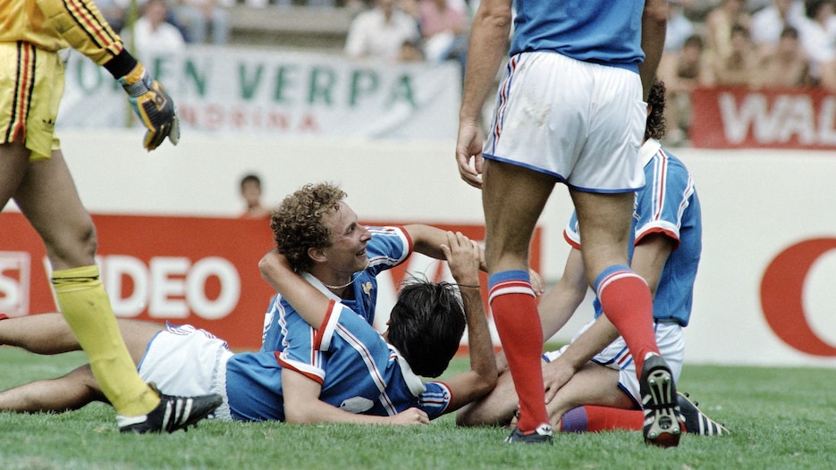 Das Tor von Manuel Amorós 111' | Frankreich - Belgien | FIFA Fussball-Weltmeisterschaft Mexico 1986™