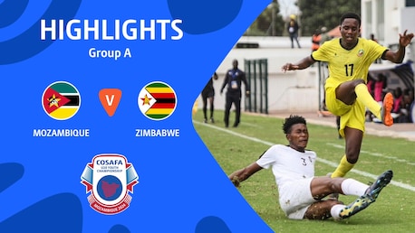 Mozambique vs Zimbabue | Fase de grupos | CAF U-20 Africa Cup of Nations 2025 | Clasificatorio COSAFA | Highlights