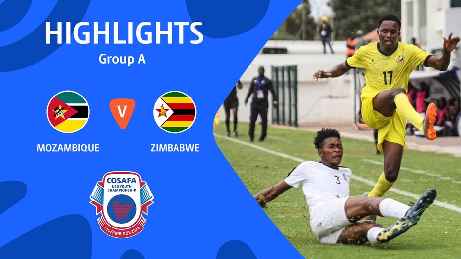 Mozambique vs Zimbabue | Fase de grupos | CAF U-20 Africa Cup of Nations 2025 | Clasificatorio COSAFA | Highlights
